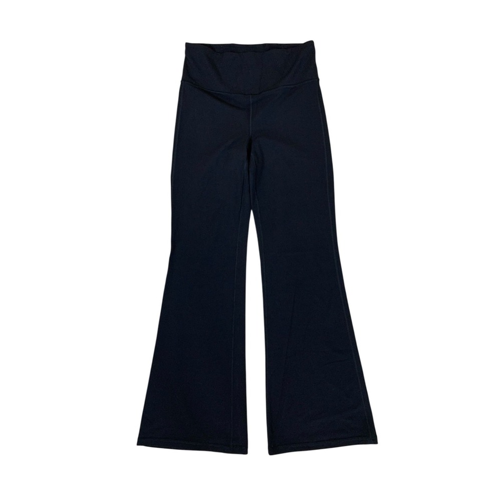 Athleta Womens M Black Elation Flare Pant High Waist Yoga Pants